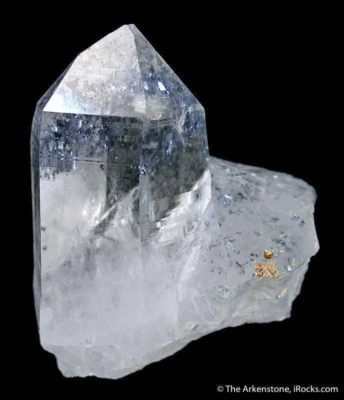 Quartz With Molybenite Inclusions - image 1