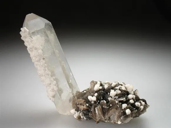 Quartz with Muscovite & Calcite image
