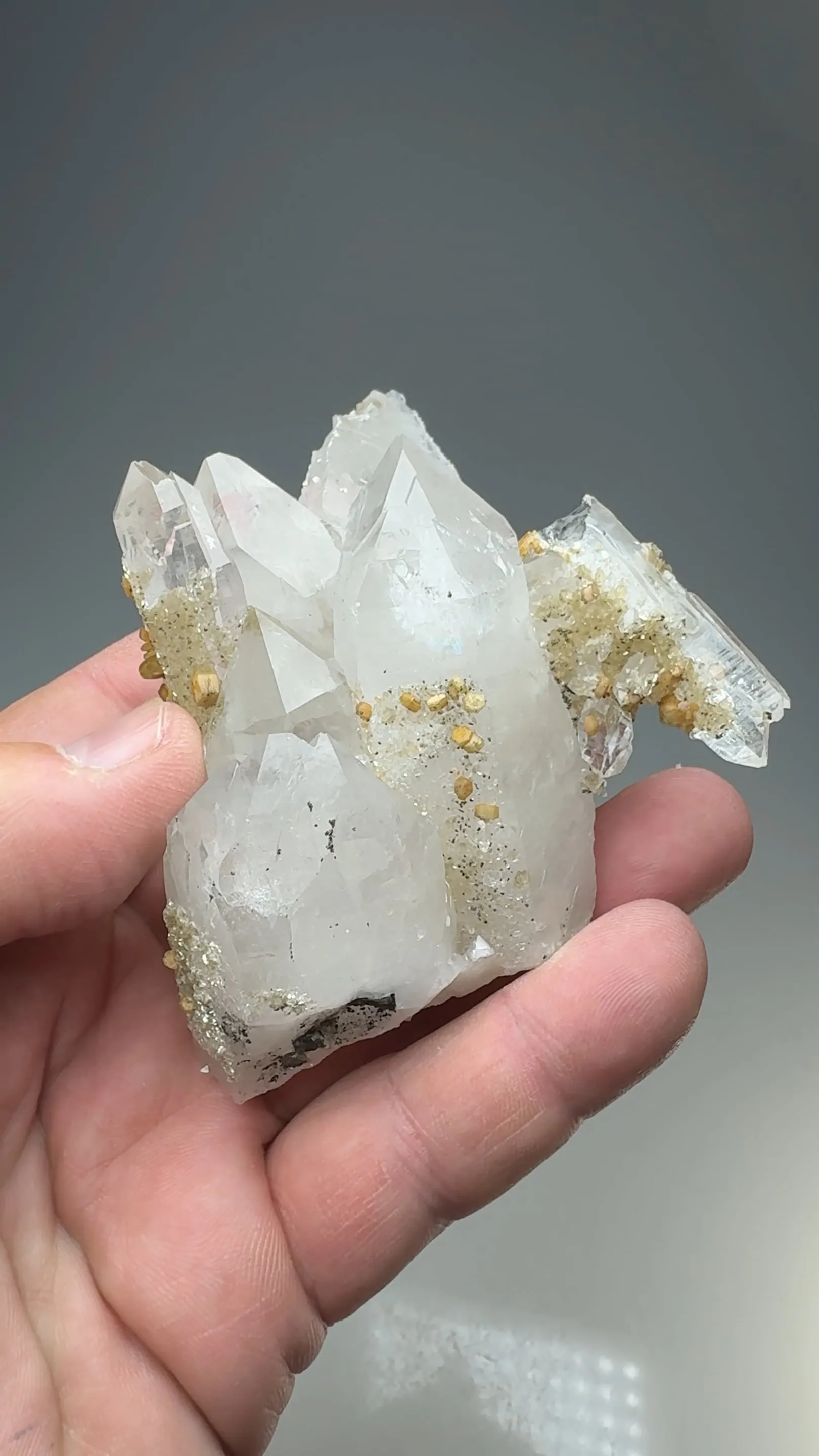 Quartz with Muscovite, Siderite - image 2