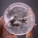 Quartz with octahedral Pyrite inclusions - image 1