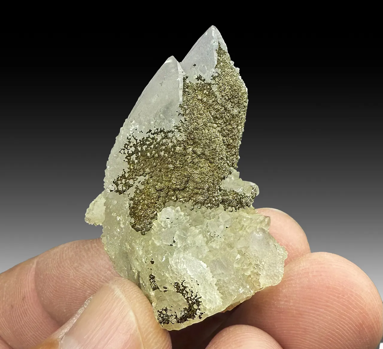 Quartz with Pyrite - image 1