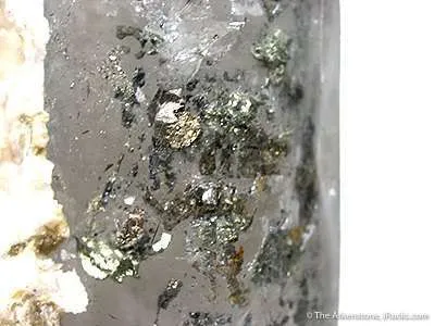 Quartz With Pyrite Inclusions And Dolomite image