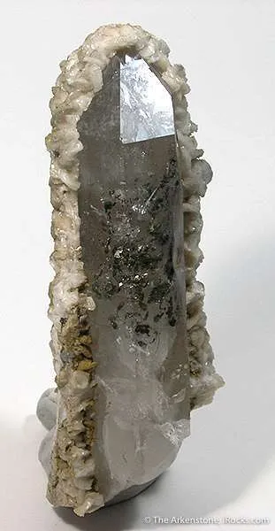 Quartz With Pyrite Inclusions And Dolomite - image 2