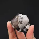 Quartz with Pyrite on Hematite - image 2