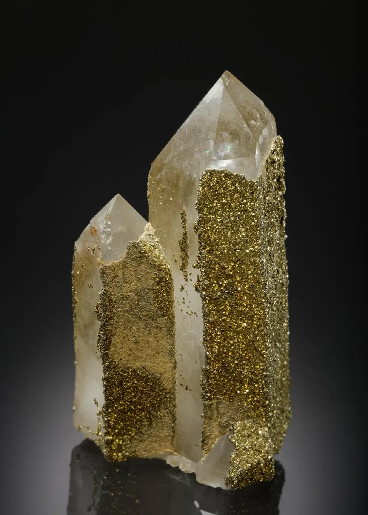 Quartz with Pyrite & Siderite image