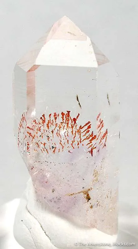 Quartz With Red Hematite Inclusions image