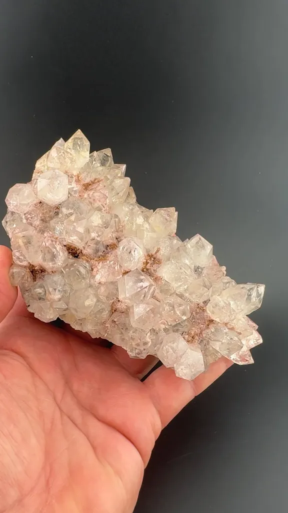 Quartz with Rhodochrosite - image 1