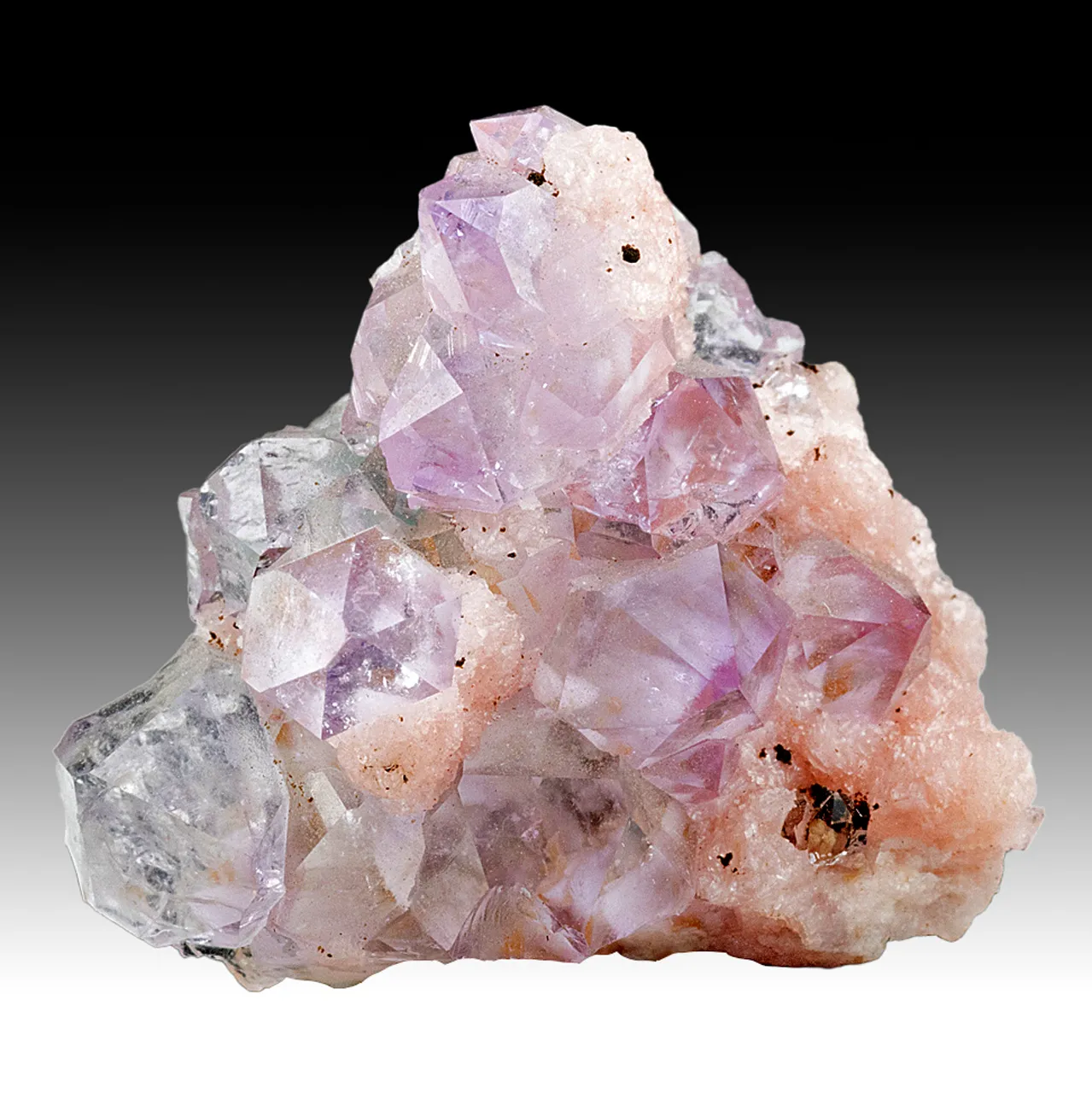Quartz with Rhodochrosite - image 1