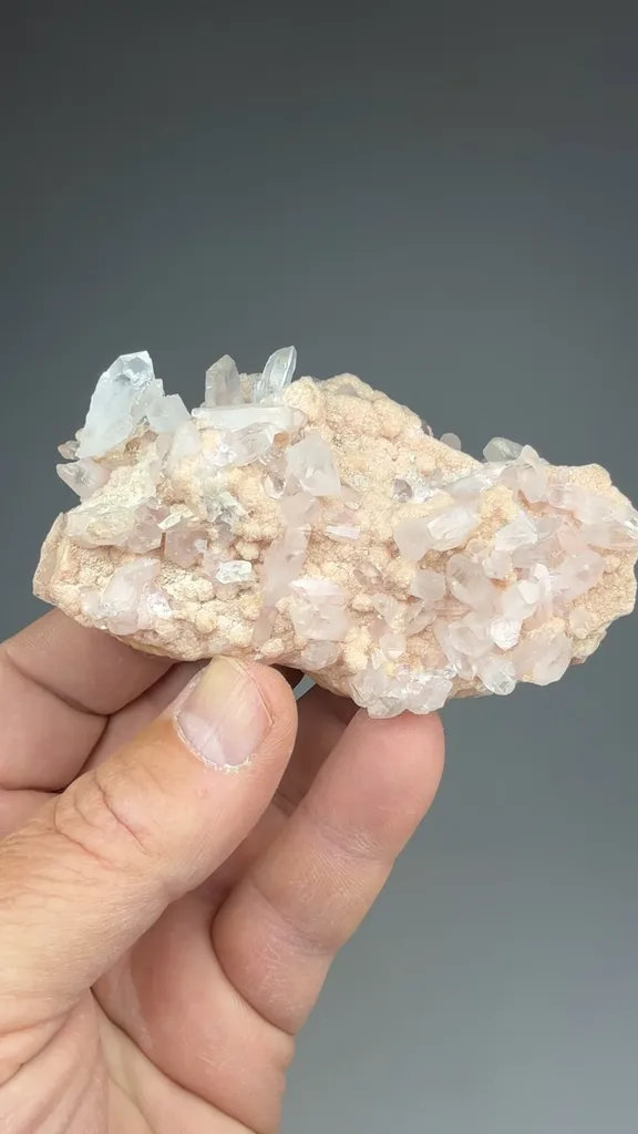 Quartz with Rhodochrosite - image 2