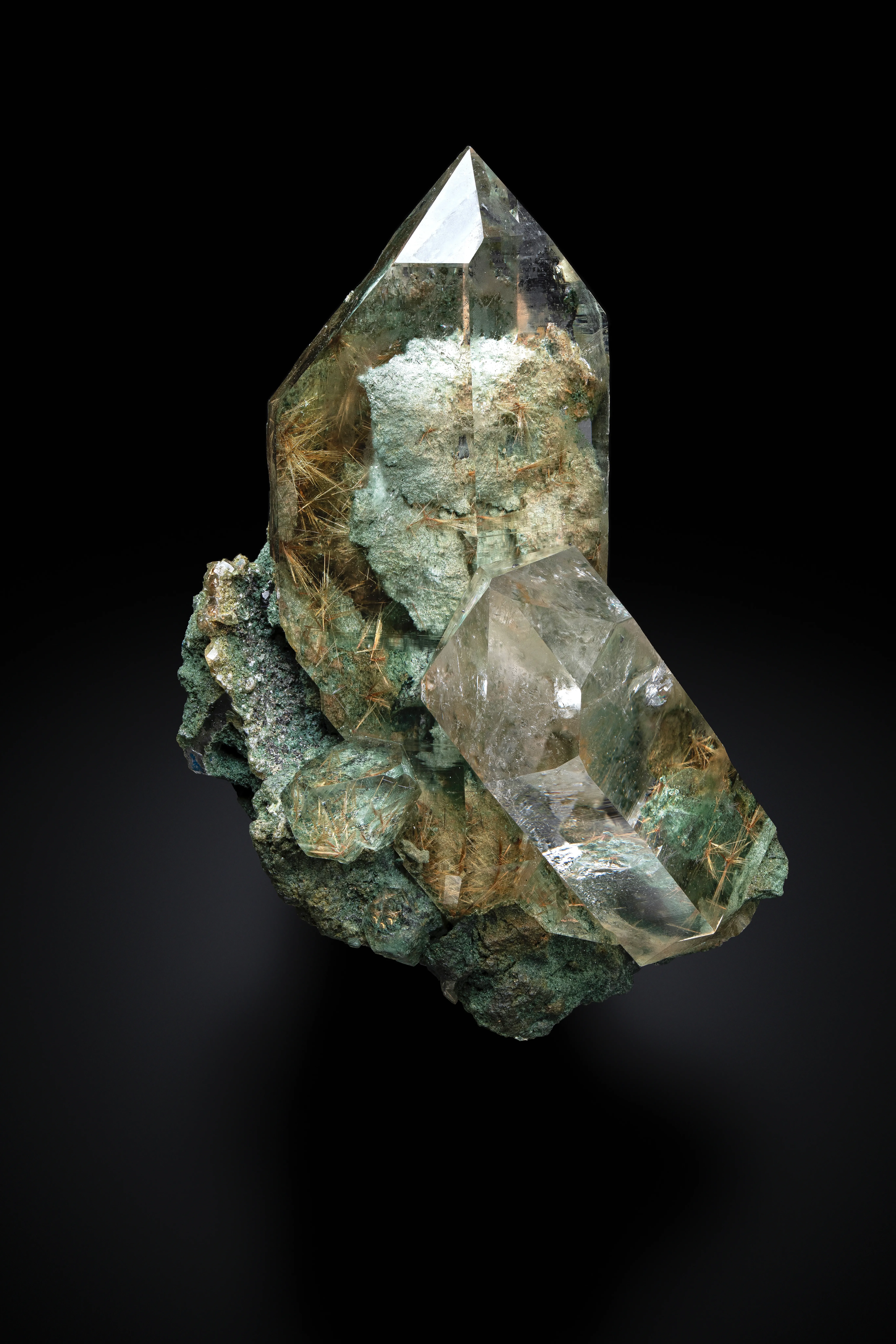 Quartz with Rutile and Chlorite - image 1