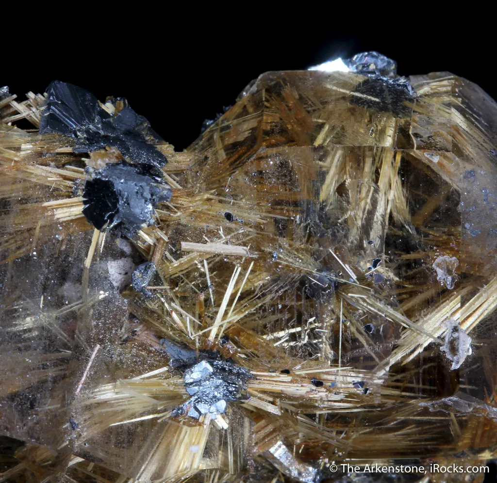 Quartz with Rutile and Hematite  (illustrated) - image 2