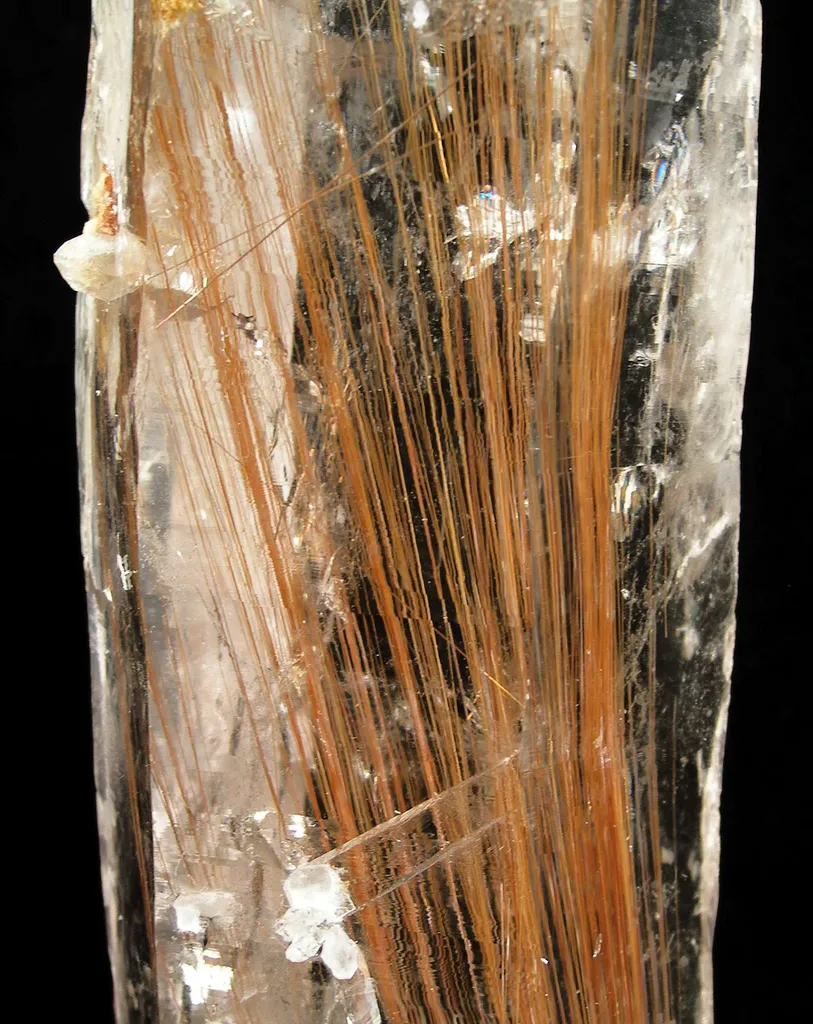 Quartz With Rutile Inclusions (Unusual Large Doubly-Terminated Crystal) - image 4