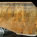 Quartz With Rutile Inclusions (Unusual Tabular Form) - image 1