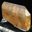 Quartz With Rutile Inclusions (Unusual Tabular Form) - image 3
