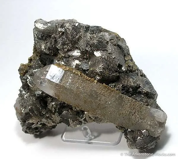 Quartz With Siderite on Arsenopyrite image