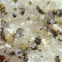 Quartz with Siderite, Sphalerite, Fluorite - image 2