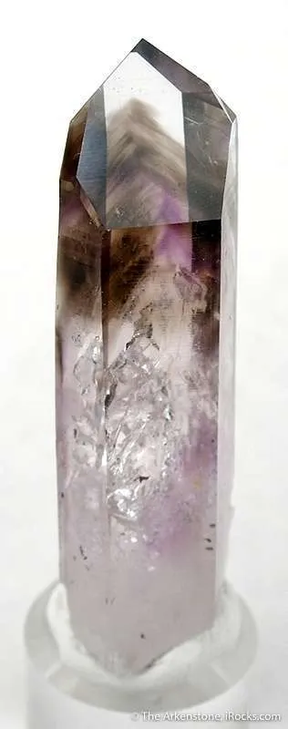 Quartz With Smoky and Amethyst Phantoms - image 1