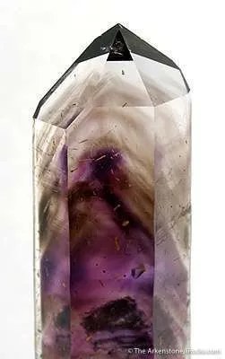 Quartz With Smoky Quartz and Amethyst Phantoms - image 2