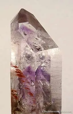 Quartz With Smoky Quartz and Amethyst Phantoms - image 3