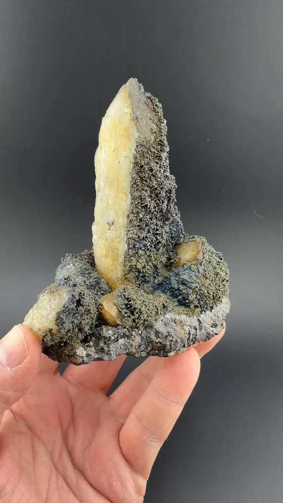 Quartz with Sphalerite, Calcite image