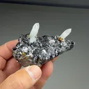 Quartz with Sphalerite, Chalcopyrite - image 2