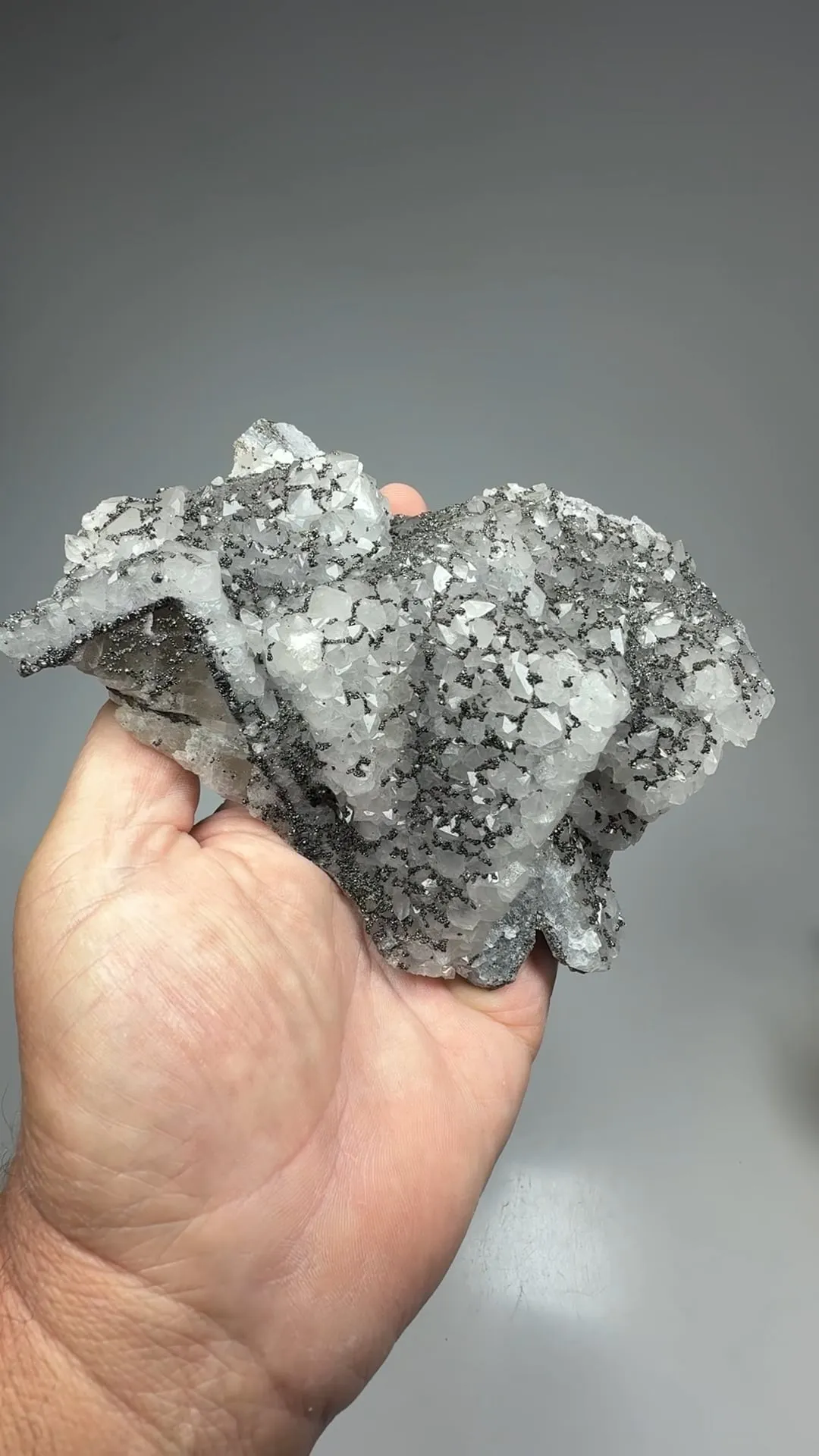 Quartz with Sphalerite, Galena on Fluorite - image 2