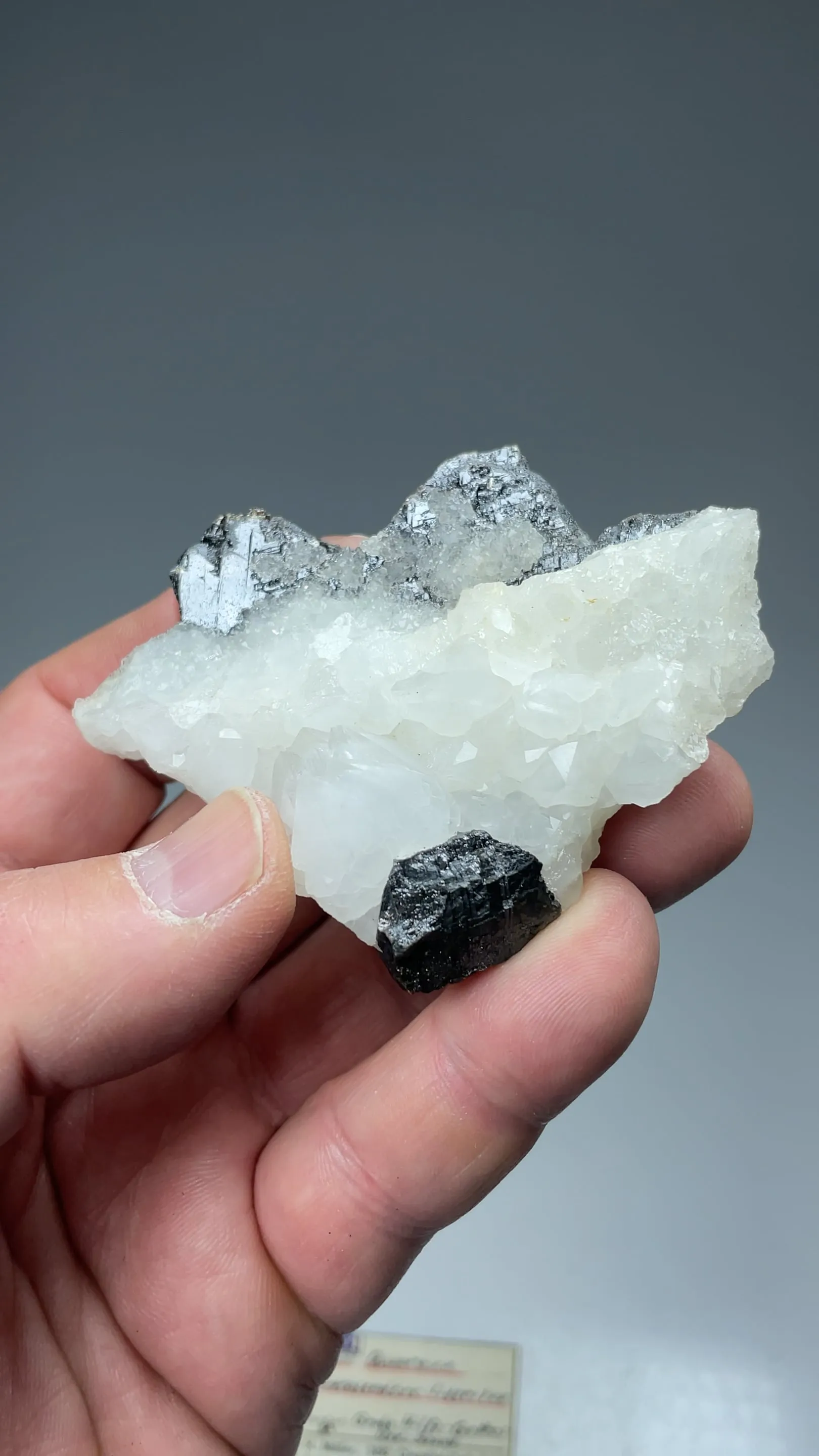 Quartz with Sphalerite, Siderite - image 2