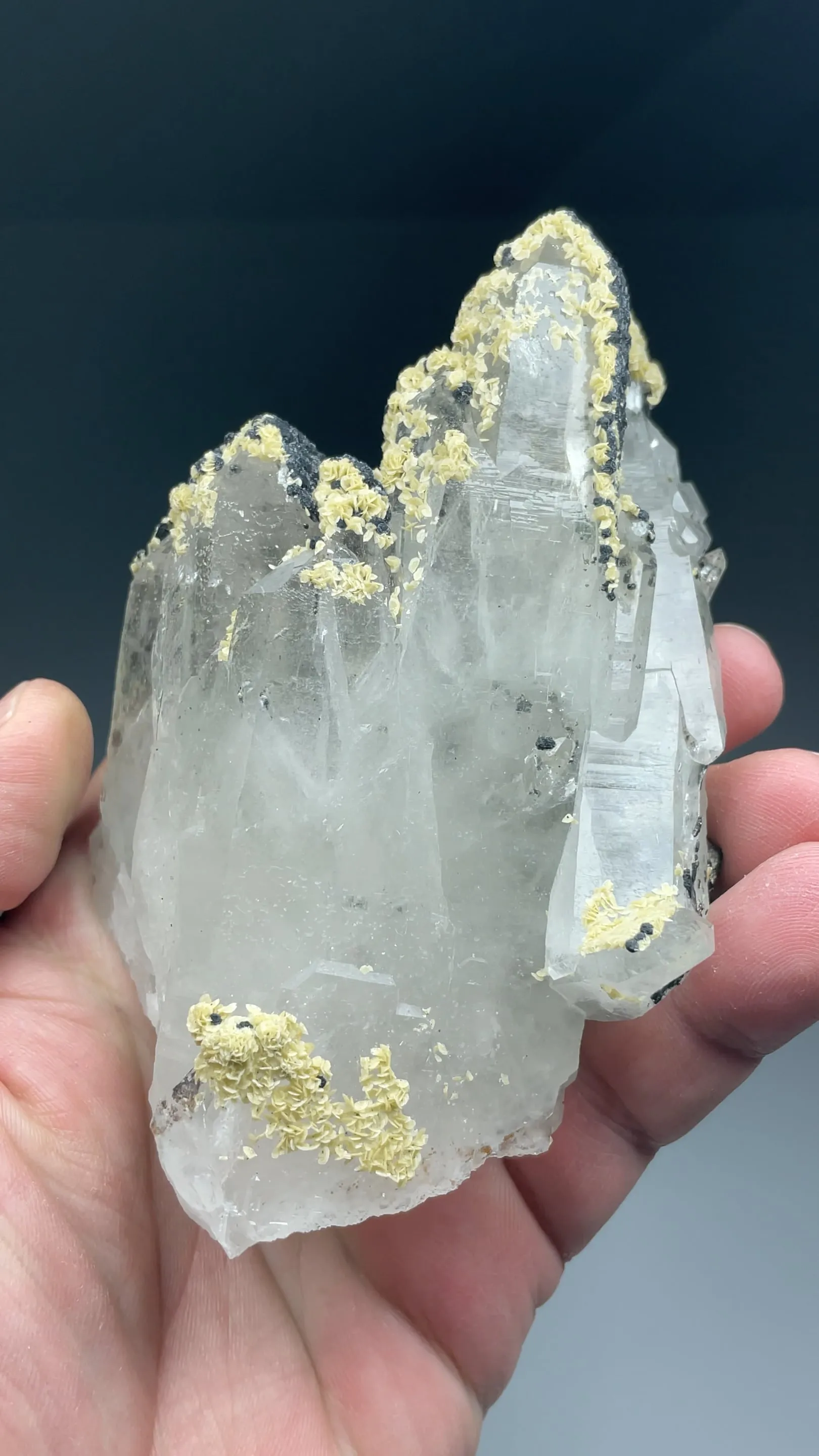 Quartz with Sphalerite, Siderite - image 2
