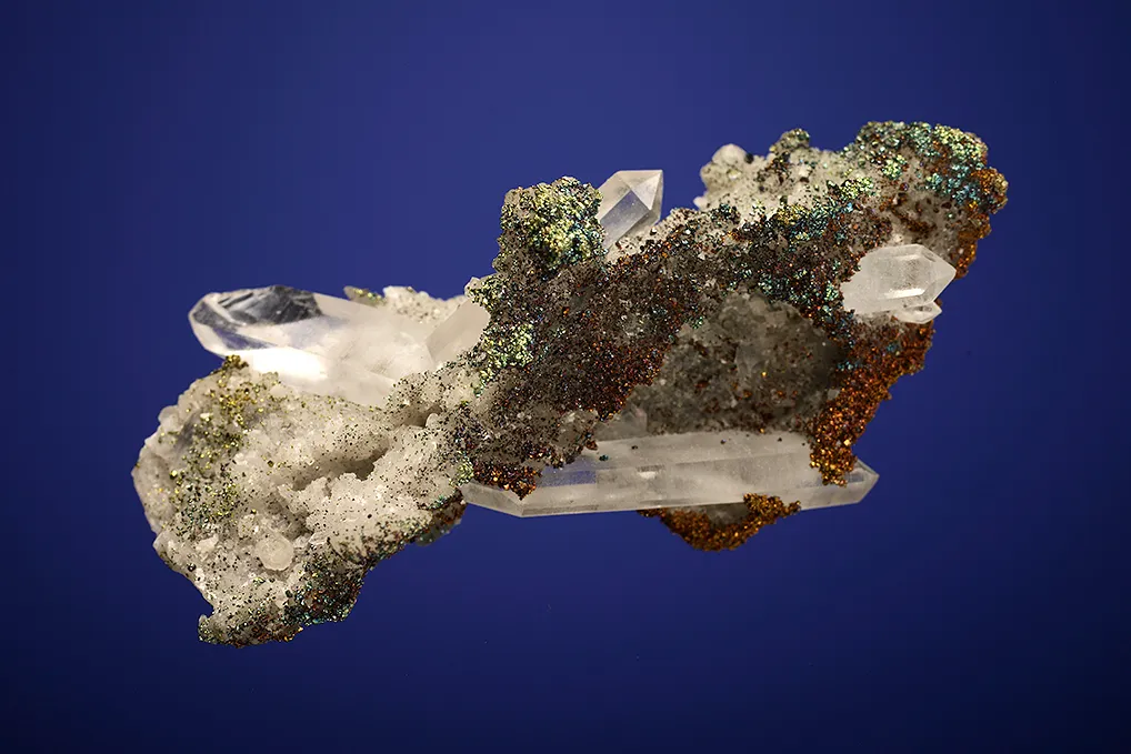 Quartz with Tetrahedrite, Chalcopyrite, Calcite and Dolomite - image 5