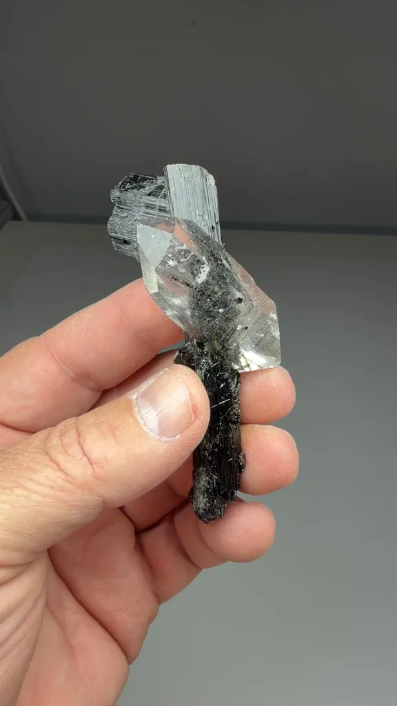 Quartz with Tourmaline - image 2