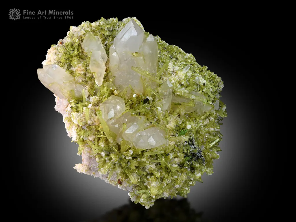 Quartz with Tourmaline from Pakistan image