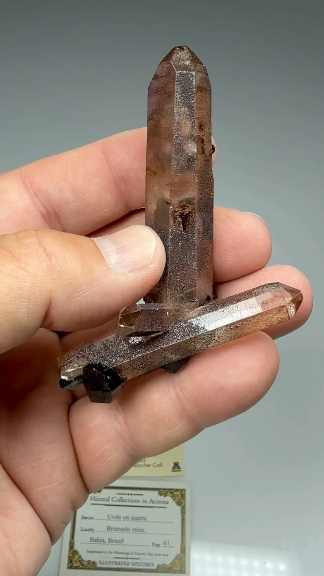 Quartz with Uvite - image 2