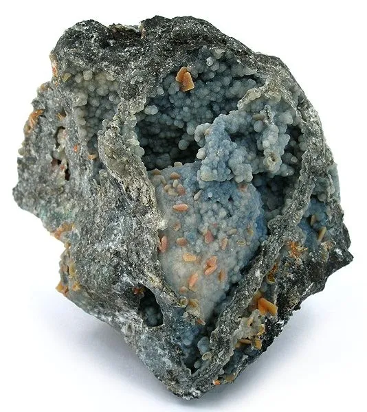 Quartz, Wulfenite - image 2