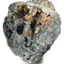 Quartz, Wulfenite - image 1