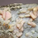 Quartz, Wulfenite - image 2