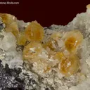 Quintinite-2H with Strontianite, Phlogopite, and Magnetite on carbonatite - image 3