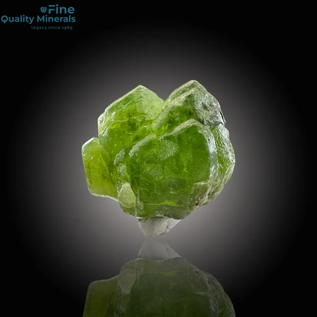 Radiant Peridot Featuring Rare Ludwigite Inclusions image
