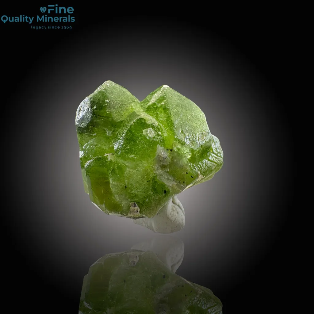 Radiant Peridot Featuring Rare Ludwigite Inclusions - image 2