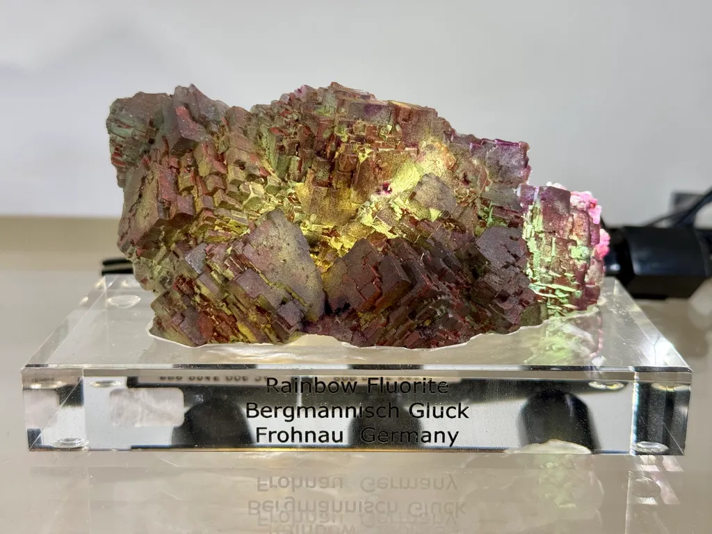 Rainbow Fluorit with custom base image