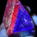 Rainbow Fluorite with Petroleum Inclusions; Unverified Locale - image 1