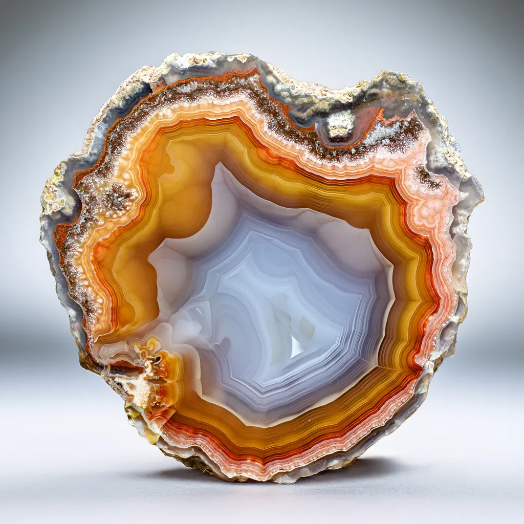 Rainbow Laguna agate from Mexico image