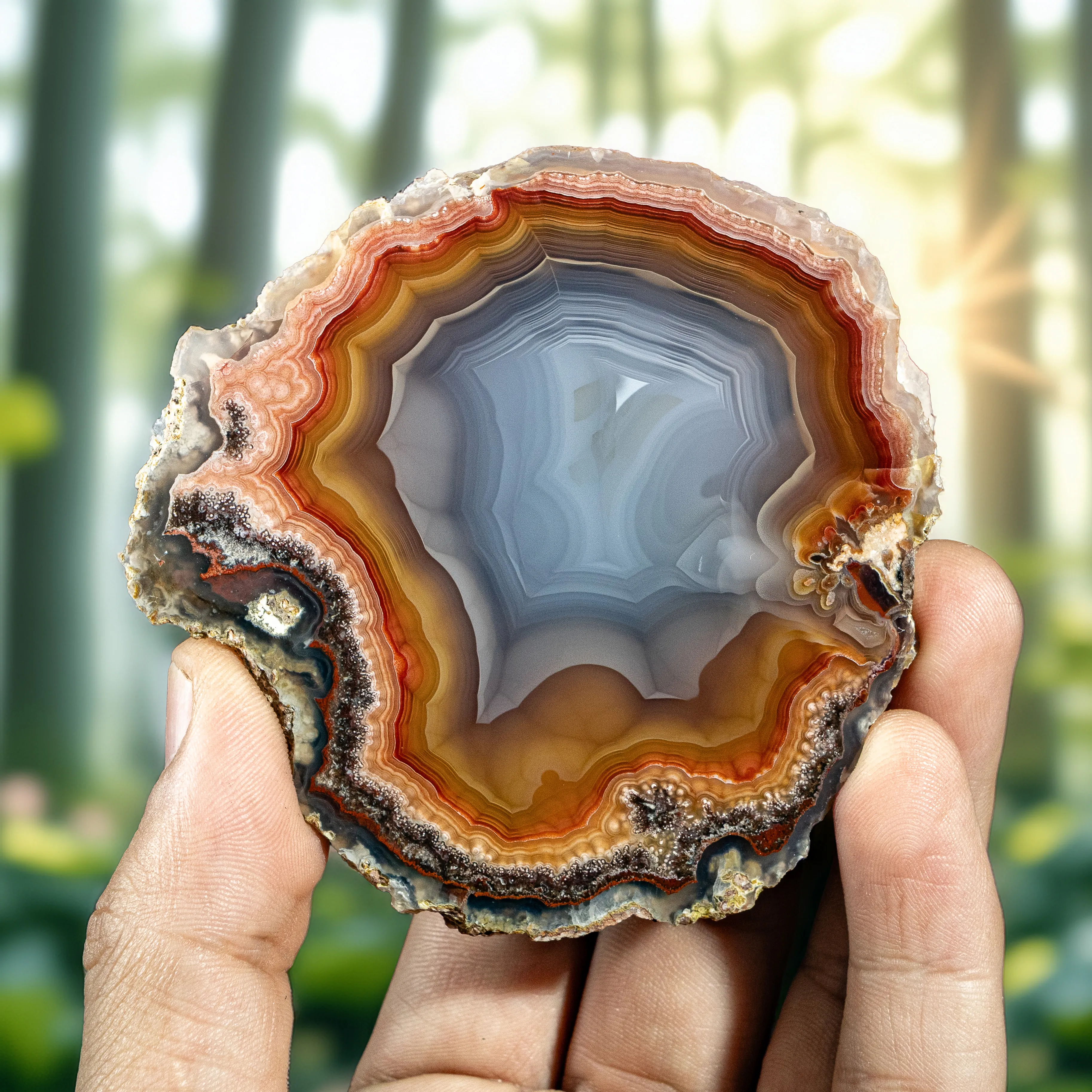 Rainbow Laguna agate from Mexico - image 3
