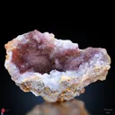 Rainbow Rutile With Karur Amethyst Geode - image 7