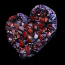 Rare Alien Amethyst with Red Hematite Natural Mineral Specimen - image 2
