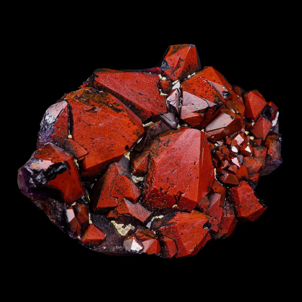Rare Alien Amethyst with Red Hematite Natural Mineral Specimen - image 3