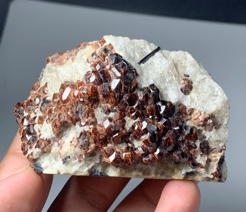 Rare Almandine Cluster Garnet from Afghanistan - image 6
