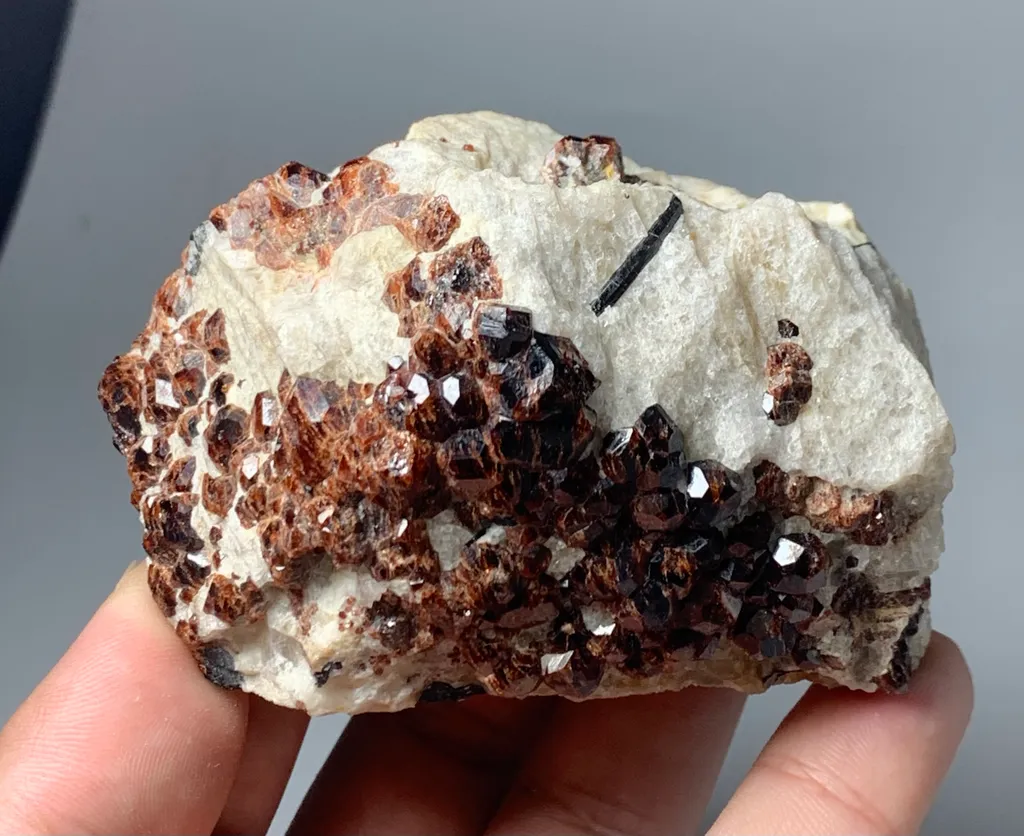 Rare Almandine Cluster Garnet from Afghanistan - image 5