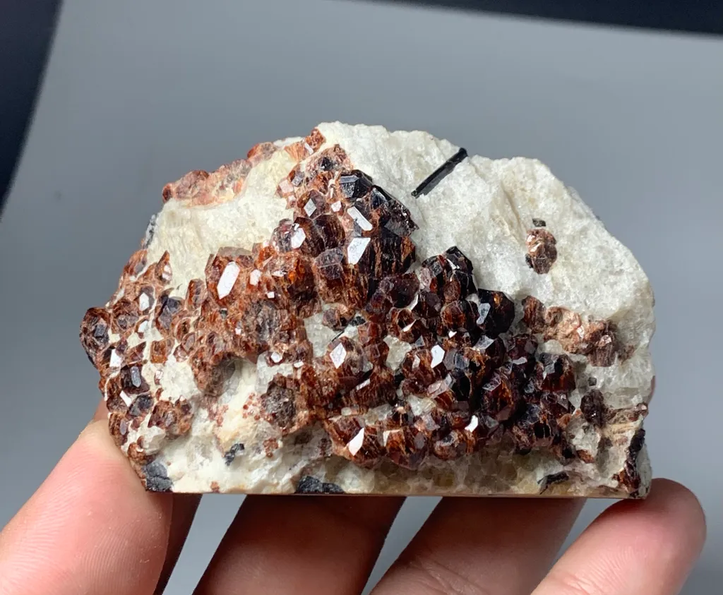 Rare Almandine Cluster Garnet from Afghanistan - image 3