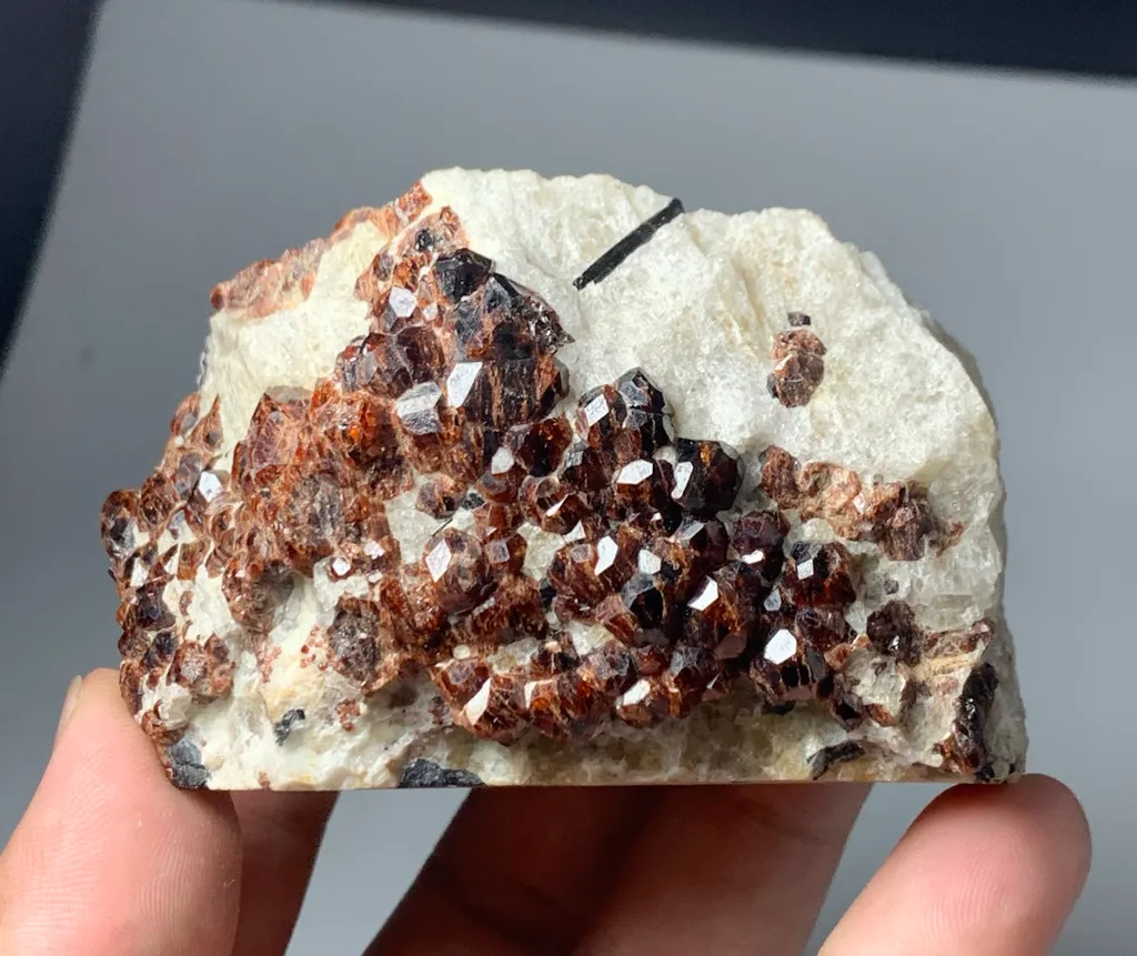 Rare Almandine Cluster Garnet from Afghanistan - image 4