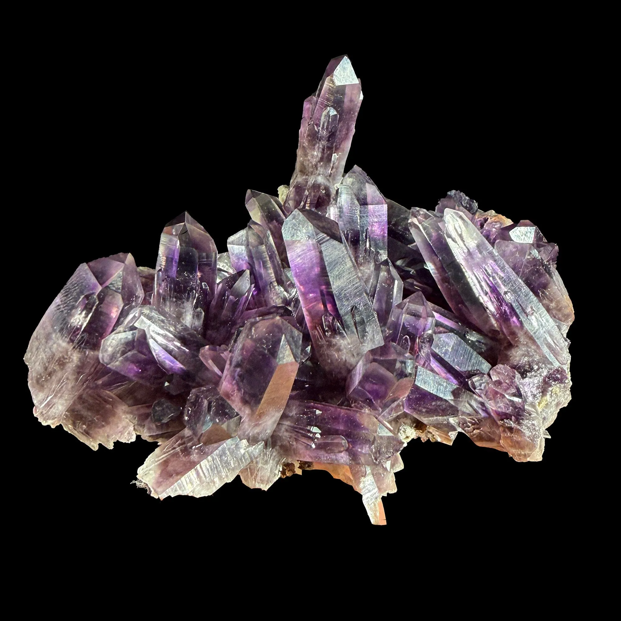 Rare Amatitlán Amethyst Fine Mineral Specimen – Guerrero Mexico 6” Collector Crystal, Natural Deep Purple Amethyst Cluster 400g Display Piece | Global Collector Grade - image 4